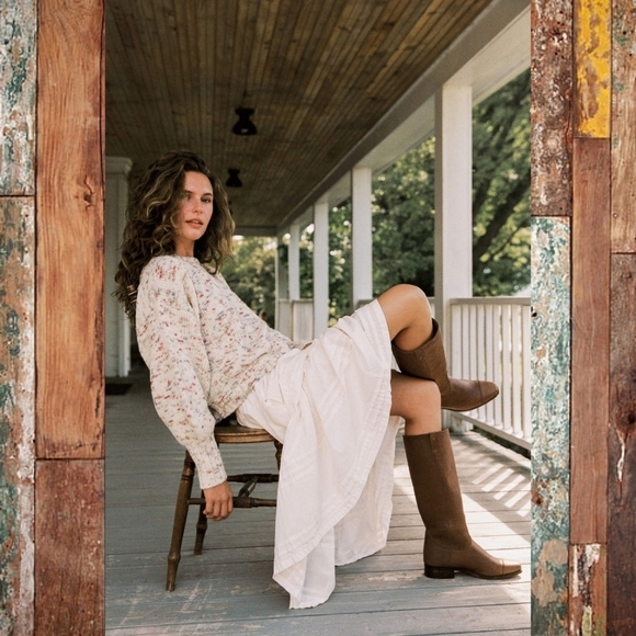 CHRISTY DAWN YOKO BOOT IN BROWN W/DUST BAG - Picture 1 of 12